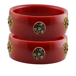 Vidhya Kangan Women Red Bangle-picture-53