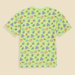 Allen Solly Junior Boys Conversational Printed Round Neck T-shirt image 3