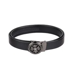 ZORO Men Black Autolock Grip PU Leather Belt image 2
