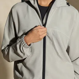 Silvertraq Hooded Lightweight Biker Jacket image 3