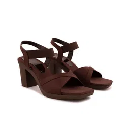 DEAS Square Toe Block Heels With Backstrap image 5