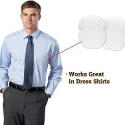 carehut 10 Pieces Underarm Sweat Pads S Women and Men Sweat Pads image 3