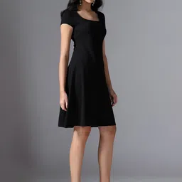 Selvia Edge Women Fit & Flare Knee Length Dress image 5