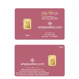WHP JEWELLERS 24kt (999) 1 gm Yellow Gold Bar image 2