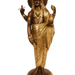 Exotic India Brown Religious Idol Showpiece-image-58