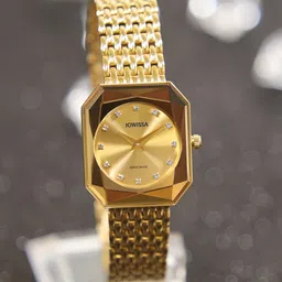 JOWISSA Unisex Embellished Dial & Stainless Steel Bracelet Style Straps Analogue Watch J8.079.M image 1