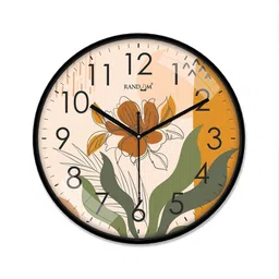 RANDOM Multicoloured & Multicoloured Printed Contemporary Wall Clock image 2