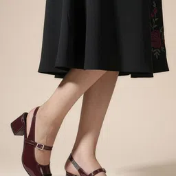 Chemistry Women Colourblocked Block Heel Pumps-picture-29