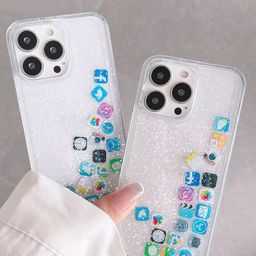 CASE CREATION Set of 2 Abstract Printed iPhone 13 Back Case Mobile Accessories-picture-7