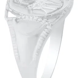 dzinetrendz Silverplated Shirdi SAI BABA finger ring image 2