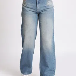 The Roadster Lifestyle Co Women Cotton Light Fade Straight Fit Jeans-image-46