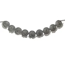 WomenSky Women Silver Saree Accessories-picture-32