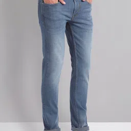 AD By Arvind Men Skinny Fit Light Fade Stretchable Jeans image 3