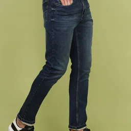 V-Mart Men Slim Fit Light Fade Jeans image 2