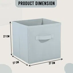 Kuber Industries Red & Grey 2 Pieces Non-Woven Cloth Organisers image 4