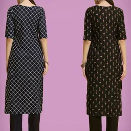 ethnic basket Cotton Embroidered Kurta image 3