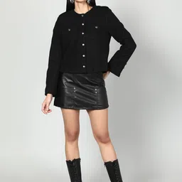 Fashion Gaiia Women Solid Tailored Jacket-image-18