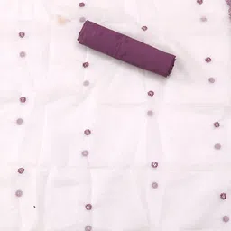 SALWAR STUDIO Embroidered Pure Silk Unstitched Dress Material image 4