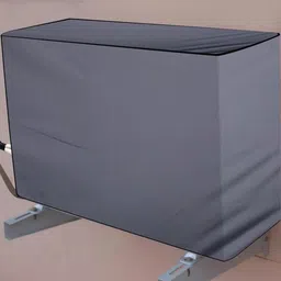 The Furnishing Tree Black Plastic Air Conditioner Cover image 4