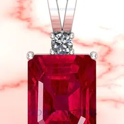 Sidharth Gems Unisex Brass Rhodium-Plated Pendant image 1