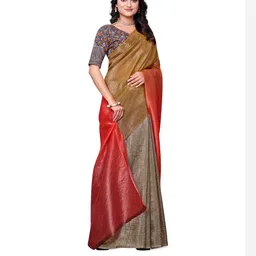 PARVOTSAV Multi Polyester Saree image 4