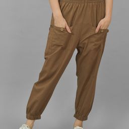 GiftyBasket Women Relaxed Cargos Trousers-picture-2