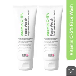 CosIQ Set of 2 Vitamin C 5% Face Wash for Glowing & Brightening Skin - 100 ml each-picture-10