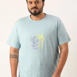 MARCA Bold Men Plus Size Graphic Printed Round Neck Cotton T-shirt-picture-14