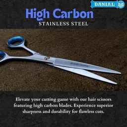 danial 6.5" Sharp Super Cut Stainless Steel Hair Cutting Scissor For Barber Scissors image 3