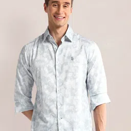 U.S. Polo Assn. Men Classic Opaque Printed Casual Shirt-picture-43