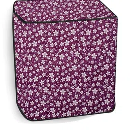 The Furnishing Tree Purple Printed Washing Machine Cover-picture-39