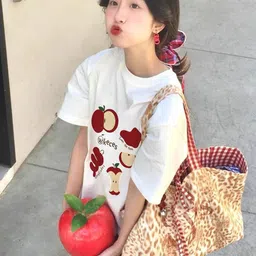 StyleCast x Revolte Women Printed Drop-Shoulder Sleeves T-shirt image 3