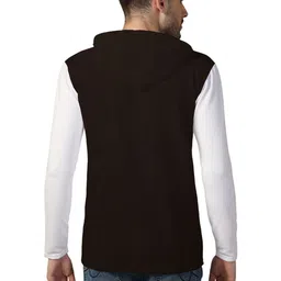 Blisstone Men Colourblocked Hooded Sweatshirt image 4