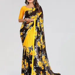 Moda Rapido Moda Rapido Floral Print Daily Wear Saree-picture-18