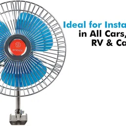 evren Oscillating Fan 6 Inch 12V Automotive For Car/Truck/Auto rickshaw-AKN1913 Car Interior Fan image 4