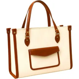 ARDAN Women Colourblocked Structured Tote Bag image 3