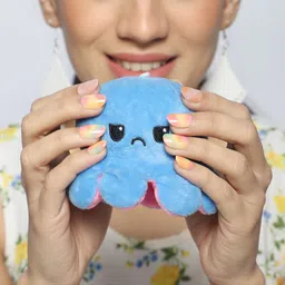 LICK 30 Pcs Tie & Dye Oval French Manicure Artificial Reusable Nails - LKB-89-9 image 4