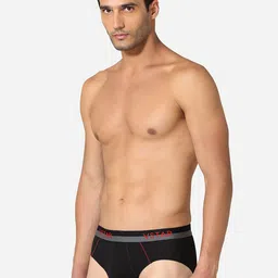 VStar Pack Of 2 Square Cut Pure Cotton Briefs CAVIN NEO-2PCS-BLACK image 2