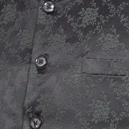 Canary London Floral Woven Design Nehru Jacket image 4