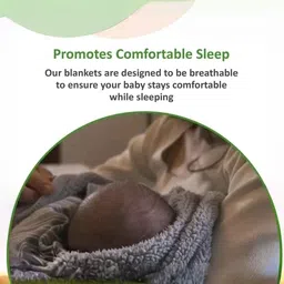 adiiyo Embroidered Single Hooded Baby Blanket for Mild Winter image 5