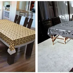 kashhtu Polyester 6 Seater Floral Table Cover-picture-45