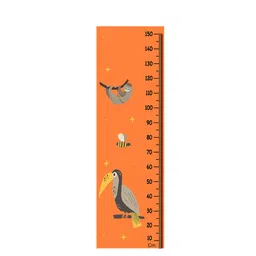 WENS Orange Colored & Brown Printed Jungel Theme Height Chart Wall Decal image 5