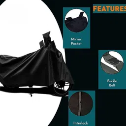 deepshakshi automotive Waterproof Two Wheeler Cover for Royal Enfield image 3