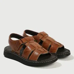 schumann premium Men Slip-On Sandals with Velcro Fastening image 2