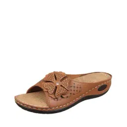 xe looks Women Flat Sandals with Faux Leather Upper image 2