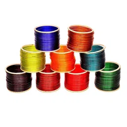 NMII Set Of 144 Glossy Finished Antique Bangles image 3