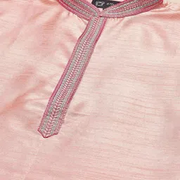 Amodh by Kisah Mandarin Collar Cotton Straight Regular Kurta image 2