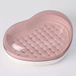 fab n funky Heart Shape Soap Case - Peach-picture-35