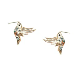 Jazz and Sizzle Gold-Toned Quirky Drop Earrings image 4