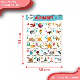 shini lifestyle Spiral Chart for Kids | Fun Learning with Animals, Birds & Fruits image 2